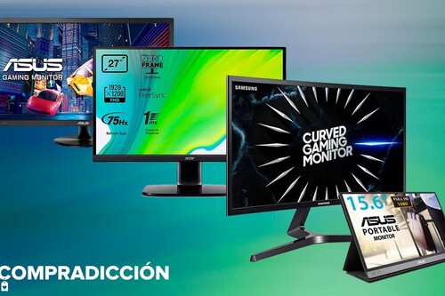 Estos 8 monitores de PC para jugar, trabajar o portátiles de Acer, ASUS o Samsung están rebajados esta semana en Amazon