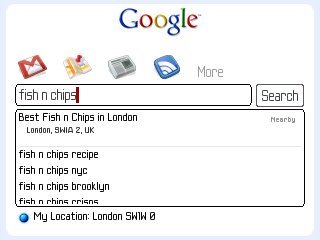 Google Mobile para BlackBerry con soporte de voz