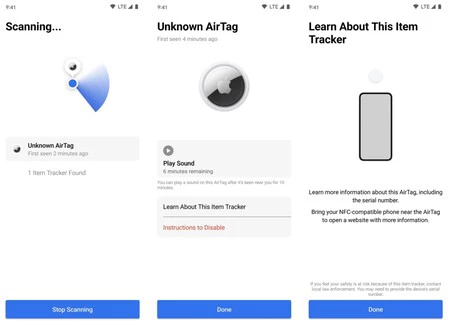 トラッカー エアタグ検出 Apple Android
