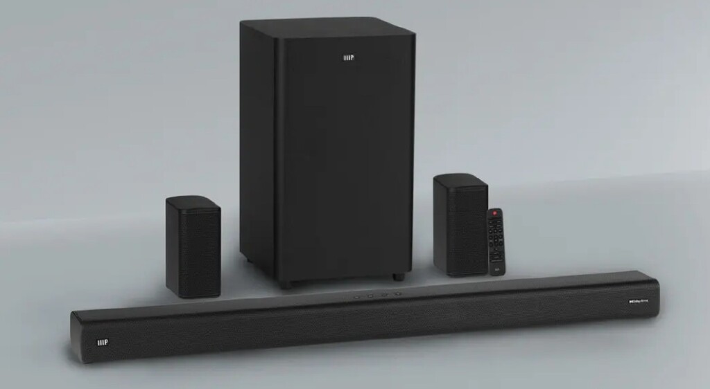 Monoprice acerca el sonido Dolby Atmos a la gama baja con el kit SB-600 que viene con barra de sonido, subwoofer y altavoces satélite