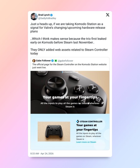 Tuit Brad Linch Steam Machine