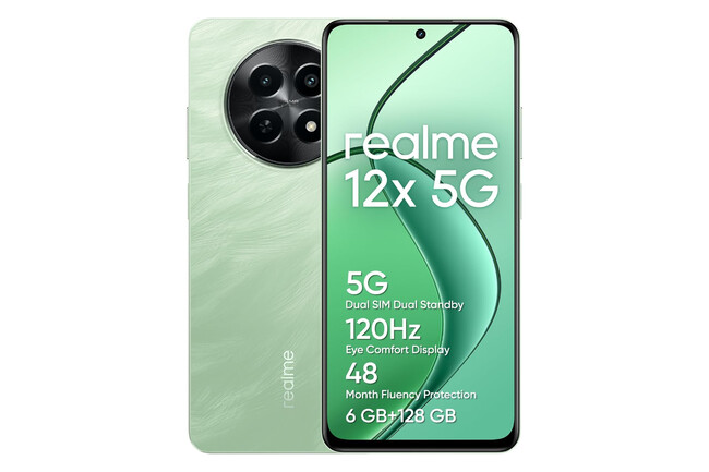 realme 12x 5G 本体 128GB 6GB RAM Nuevo Realme 12 5G, Realme 12+5G y Realme 12X 5G: características