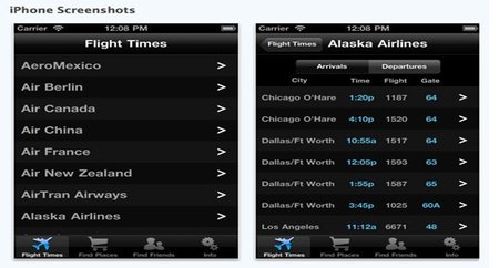 Aplicaciones viajeras para el iPhone: Flysfo