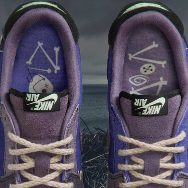 No necesitas disfraz para destacar este Halloween: las Air Jordan 1 Low de Nike con sus tonos morados se convierten en las zapatillas más tenebrosas del año 