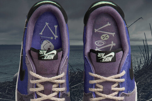 No Necesitas Disfraz Para Destacar Este Halloween Las Air Jordan 1 Low De Nike Con Sus Tonos Morados Se Convierten En Las Zapatillas Mas Tenebrosas Del Ano