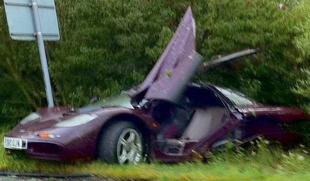 El leñazo de Rowan Atkinson al seguro de su McLaren F1 no lo supera ni Mr. Bean