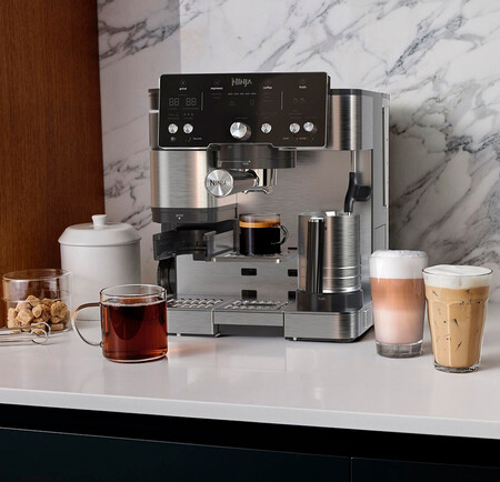 Cafetera Expresso 2 En 1 Ninja Luxe Cafe Essential Es501eu