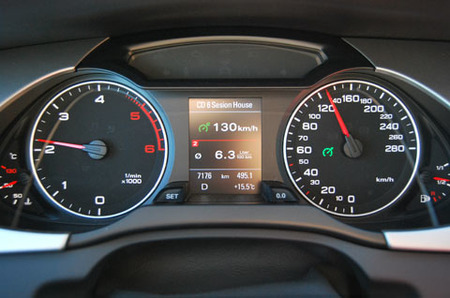 Audi A4 a 130 Km/h