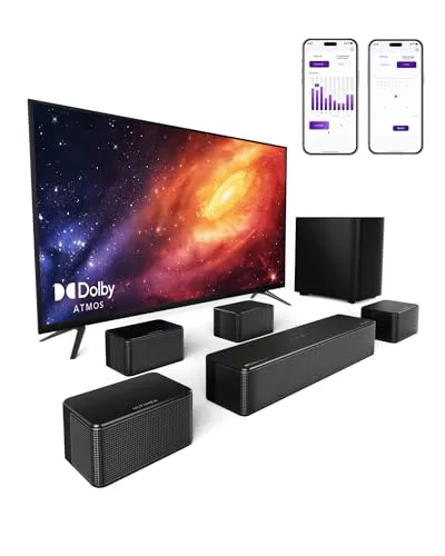 ULTIMEA 7.1ch Barra de Sonido con Dolby Atmos