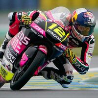 Filip Salac es el más rápido en unos húmedos y fríos entrenamientos libres de Moto3 en Le Mans