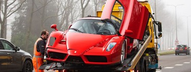 Dolorpasión: Así quedó este Ferrari Enzo al chocar contra un árbol en Países Bajos