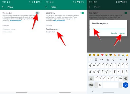 Whatsapp プロキシ 2