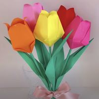 Manualidades para el Día de la Madre: 25 ramos de flores de origami o papiroflexia para regalar a mamá