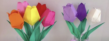 Manualidades para el Día de la Madre: 25 ramos de flores de origami o papiroflexia para regalar a mamá
