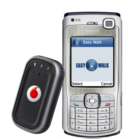 Easy Walk de Vodafone ayuda a las personas con discapacidad visual