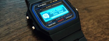 Alguien ha tenido la idea de convertir un Casio F-91W en un reloj inteligente: este es el resultado