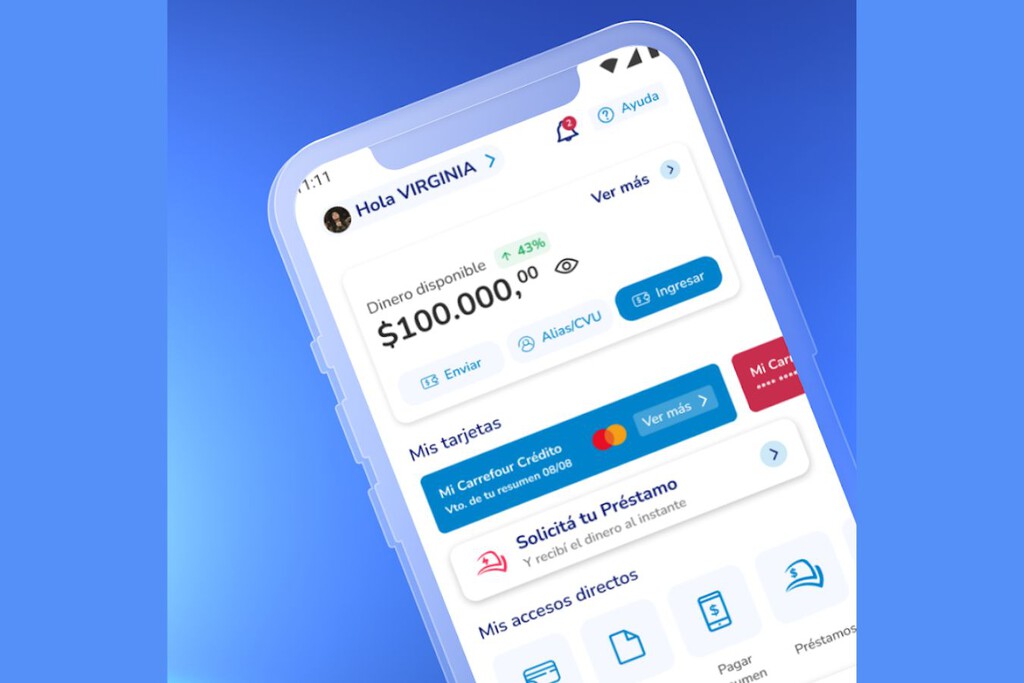 Cuáles son las funciones y beneficios exclusivos de la nueva App Carrefour, la billetera con el rendimiento más alto del momento en Argentina 