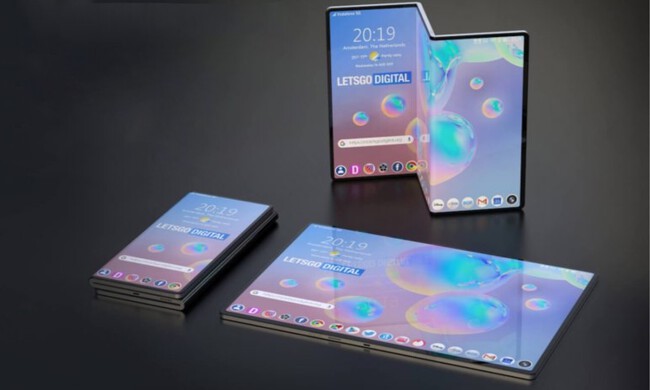 Samsung de tres pliegues