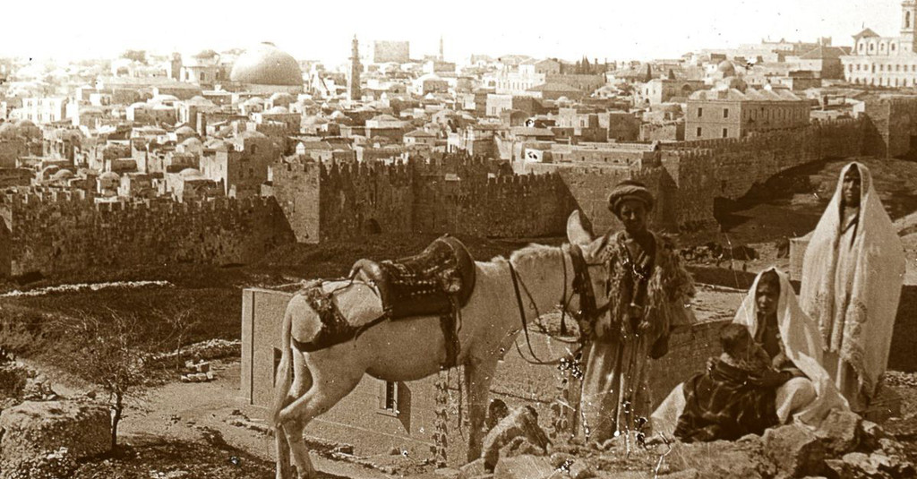 Las tierras de Palestina e Israel a principios del siglo XX, retratadas ...