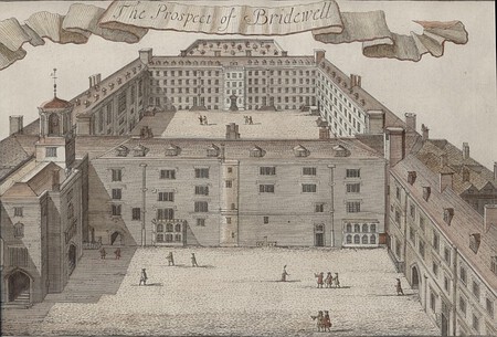 The psychiatric hospital, run by Bridewell's governors, changed location on numerous occasions.