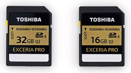 Toshiba Exceria PRO y Exceria 1 a velocidades de 240 MB/s