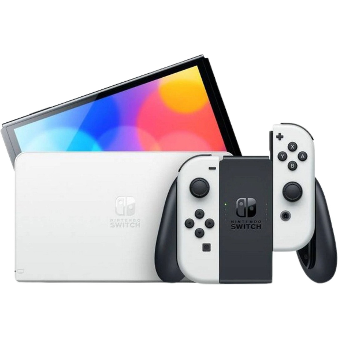 Consola - Nintendo Switch OLED, 7", Joy-Con, 64 GB, Blanco + Nintendo Switch Luigi´s Mansion 2 HD

