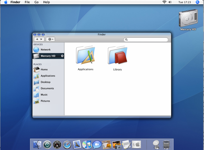 OS X Mercury, clon de Mac OS X en formato web