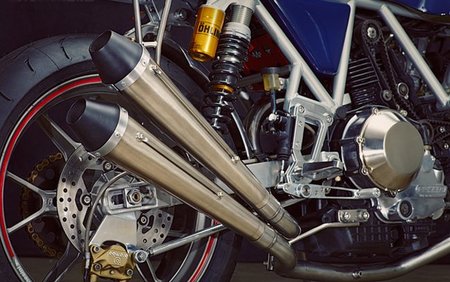 Detalle de los escapes