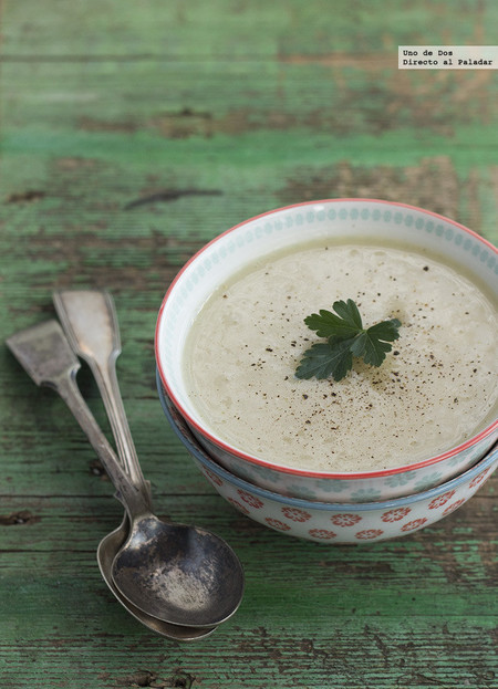 Crema de alubias. Receta