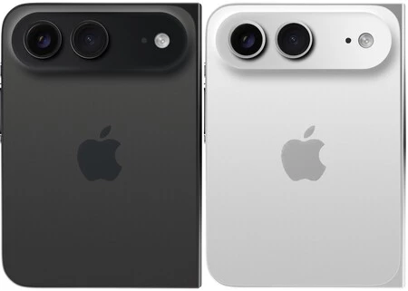 Parte trasera del iPhone plegable en dos colores disponible