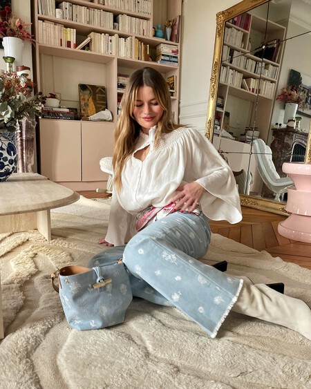 Botines Botas Blancas Piel Bonitas Elegantes Buenas