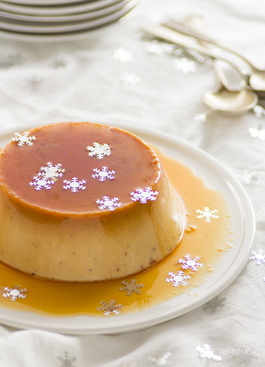 Flan de turrón. Postre navideño exprés para los que están sin ideas