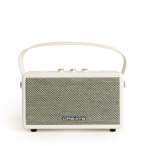 CREATE / Speaker Retro/Altavoz portátil con Bluetooth, USB y AUX