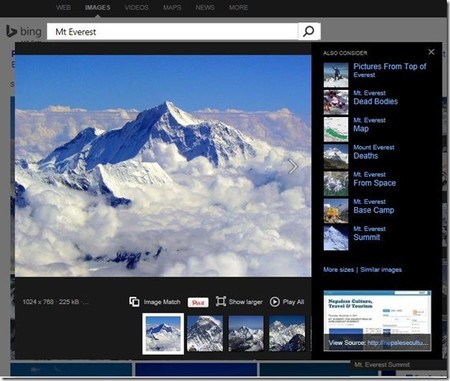 Bing añade la búsqueda de imágenes desde una imagen