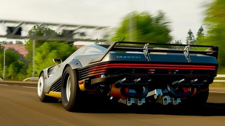 El futuro llega a Forza Horizon 4 con la inclusión del espectacular coche de Cyberpunk 2077