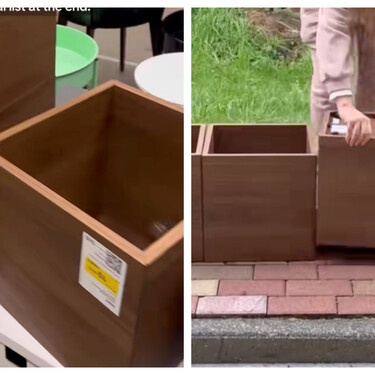 Este mueble a base de módulos de Ikea es tan práctico para el almacenaje que ya nadie quiere armarios convencionales