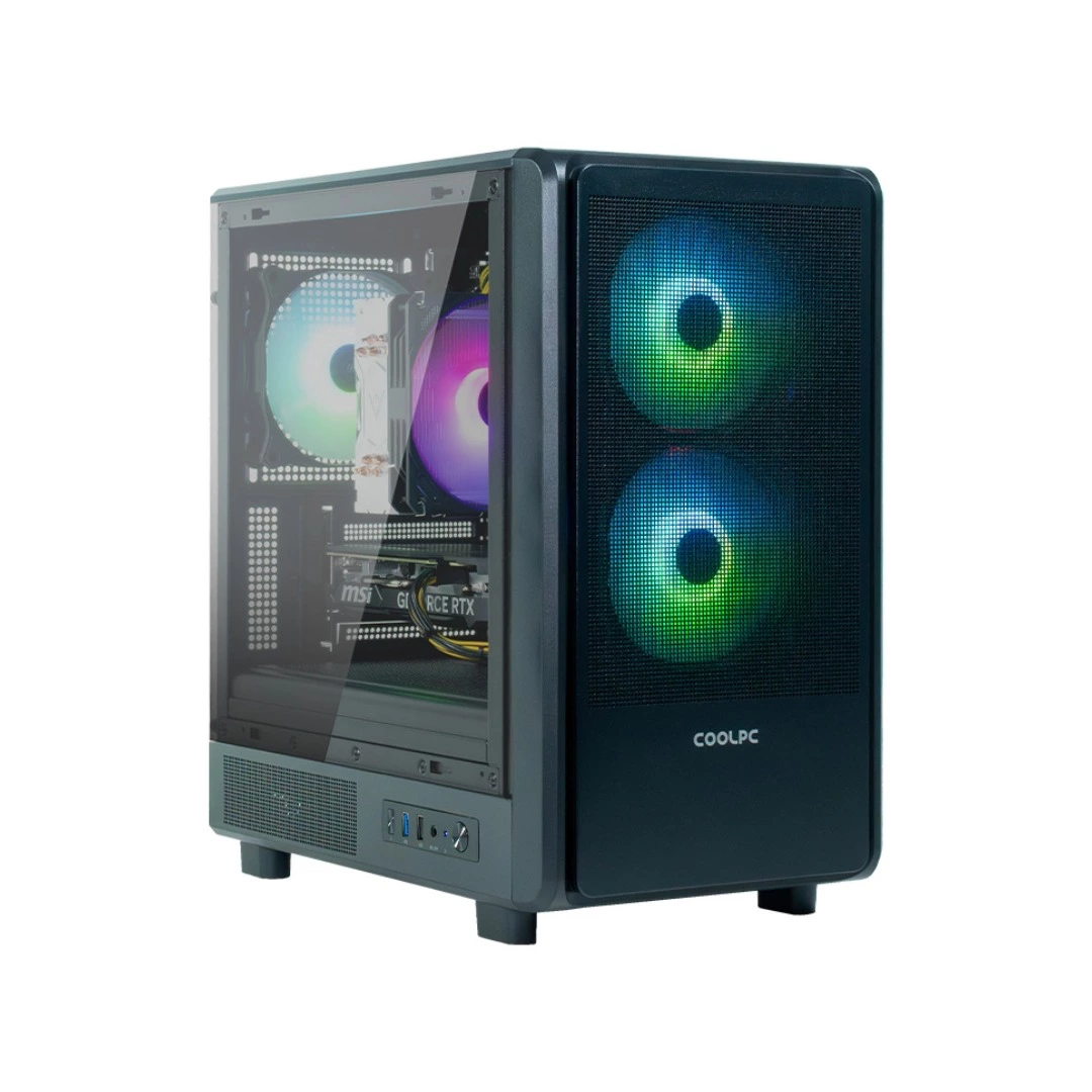COOLPC Gamer V - Ryzen 5 5600X / GeForce RTX 4060 Ti 8Gb / 32GB DDR4 3200Mhz / NVMe 1Tb
