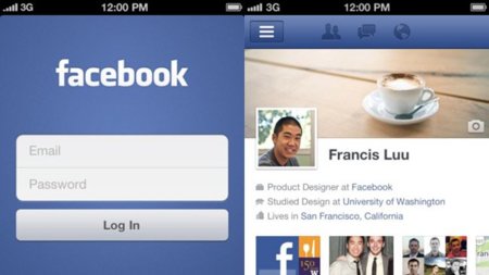 Facebook actualiza su aplicación de iPhone para incluir Timeline