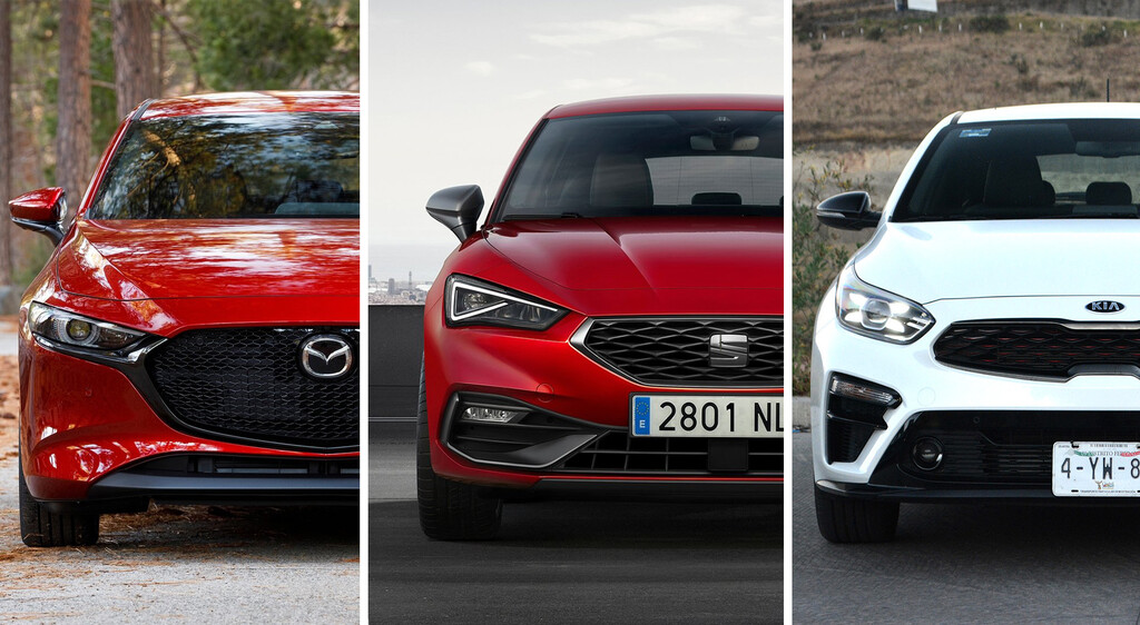 SEAT Leon 2021 vs. Mazda 3 HB vs. KIA Forte HB: los hatchback más populares de México frente a frente