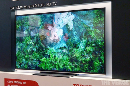 Toshiba también se apunta a la moda de la resolución 4K en 84 pulgadas