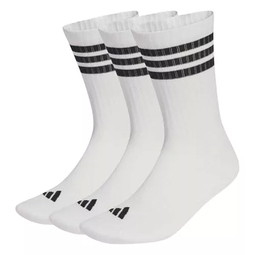 adidas Unisex adulto 3STRIPES CUSHIONED SPORTSWEAR CREW SOCKS 3 PAIR PACK