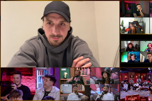 Zlatan en la presentación de Kigns League