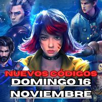 Códigos Free Fire Max hoy Domingo 16 de Noviembre con recompensas gratuitas 