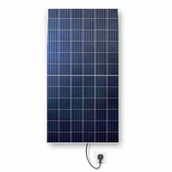 SunneSolar - KIT Panel Monocristalino Plug&Play 450W + Micro Inversor + 3m Cableado