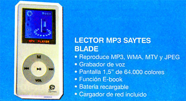 Clones del iPod: Saytes Blade