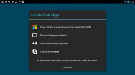 Skype se renueva para Android y Windows 8
