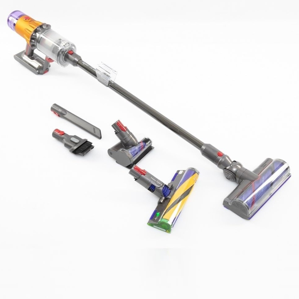 Aspiradora sin cable Dyson V12 Detect Slim Absolute Succión Avanzada Filtro HEPA 60min Autonomía Láser