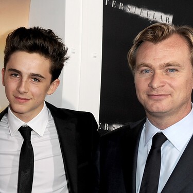 Timothee Chalamet Christopher Nolan Interstellar Premiere