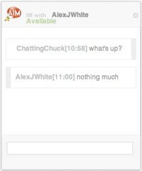 AIM ya permite que contacten contigo desde tu web