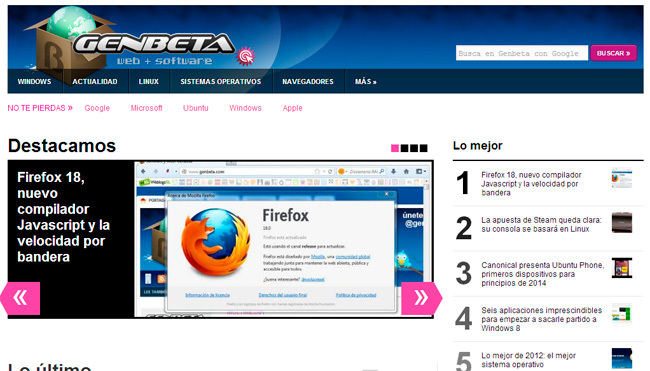 Nuevo diseño